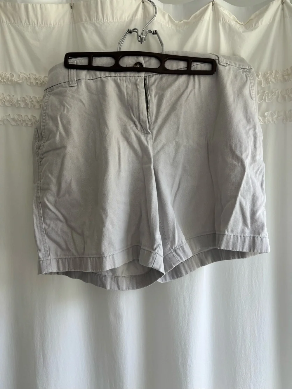 J. Crew Light Gray Women's Bermuda Shorts